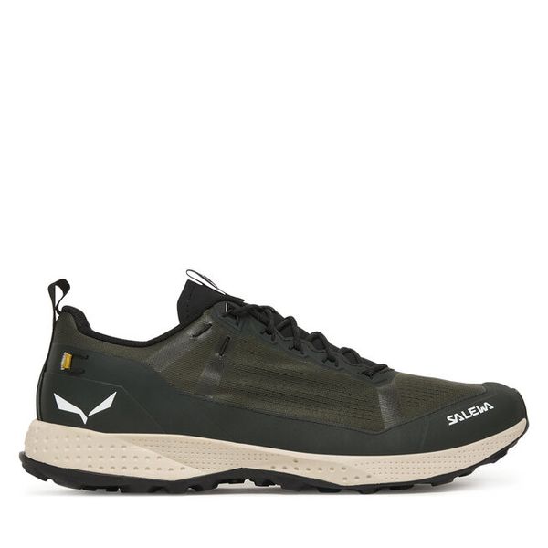 Trekkingi Salewa. Zielone buty zimowe męskie Salewa, bez zapięcia. Za 449.99 zł.