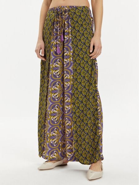 Iconique Spodnie materiałowe Sharon IC24-100 Kolorowy Relaxed Fit. Spodnie materiałowe damskie Iconique, bez wzorów, z materiału. Za 139.99 zł.