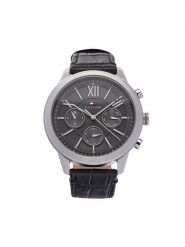 Tommy Hilfiger Zegarek Morrison 1710527 Czarny. Czarne, analogowe zegarki męskie Tommy Hilfiger, bez wzorów. Za 699.99 zł.
