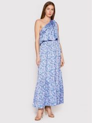YAS Sukienka letnia Pulana 26026497 Fioletowy Relaxed Fit. Fioletowe sukienki damskie YAS, na lato, m, bez wzorów, z syntetyku, bez kołnierzyka, bez ramiączek. Za 249.99 zł.