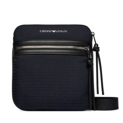 Saszetka Emporio Armani. Niebieskie saszetki i nerki męskie Emporio Armani, bez wzorów. Za 1,019.00 zł.