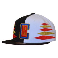 Czapka z daszkiem Mitchell & Ness NBA Diamond Los Angeles -HHSS1093-LACYYPPPBKWH. Białe czapki damskie Mitchell & Ness, bez wzorów, sportowe. Za 89.00 zł.
