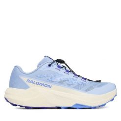 Buty do biegania Salomon. Niebieskie obuwie sportowe damskie Salomon, bez wzorów, bez zapięcia, do biegania. Za 639.99 zł.