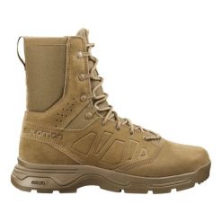 Buty trekkingowe męskie Salomon Guardian CSWP. Brązowe trekkingi męskie Salomon, bez zapięcia. Za 506.00 zł.