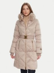 Marciano Guess Płaszcz zimowy 5BGL38 7374A Écru Regular Fit. Płaszcze damskie Marciano Guess, na zimę, z aplikacjami, z syntetyku, bez kołnierzyka, bez kaptura. Za 1,389.00 zł.