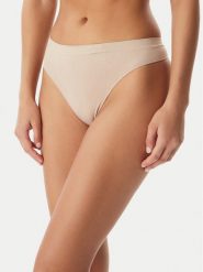 Calvin Klein Underwear Komplet stringów LV00QD5211 Beżowy. Brązowe majtki damskie Calvin Klein Underwear, z syntetyku. Za 189.99 zł.