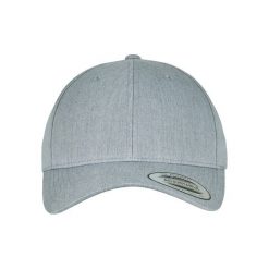 Czapka Flexfit curved classic. Szare czapki damskie FLEXFIT, bez wzorów, z bawełny, klasyczne. Za 67.40 zł.