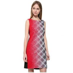Desigual Sukienka damska Vest Irania 17WWVWA3 3087 (rozmiar 36). Spódnice damskie Desigual, na co dzień, bez wzorów, bez kołnierzyka, bez ramiączek, proste. W wyprzedaży za 313.00 zł.