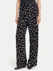 Vero Moda Spodnie materiałowe Elisa 10347961 Czarny Loose Fit. Czarne spodnie materiałowe damskie Vero Moda, bez wzorów, z materiału. Za 152.99 zł.