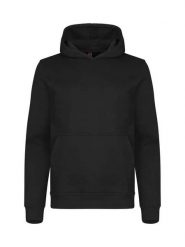 Clique Miami Hoody Junior - Bluza z kapturem z mieszanki bawełny – Black. Czarne bluzy damskie CLIQUE, bez wzorów, z bawełny, bez ramiączek, z kapturem. Za 153.11 zł.