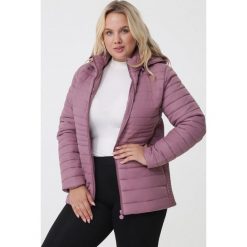 Ciemnoróżowa Kurtka Harmoni. Brązowe kurtki damskie Born2be, na jesień, xl, bez wzorów, bez kaptura. Za 159.99 zł.