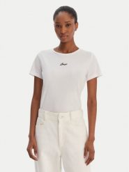 BOSS T-Shirt Elove 50554696 Biały Slim Fit. Białe t-shirty damskie Boss, xl, bez wzorów, z bawełny, bez kołnierzyka, bez ramiączek. Za 229.99 zł.