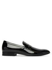 BOSS Półbuty Derrek 50545672 Czarny. Czarne buty wizytowe męskie Boss, bez wzorów, ze skóry, bez obcasa, bez zapięcia. Za 1,549.00 zł.