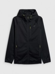 4F Kurtka softshell wiatroodporna membrana 5000 męska - czarna XXL. Czarne kurtki sportowe męskie 4F, m, bez wzorów, z materiału, bez kaptura. Za 299.99 zł.