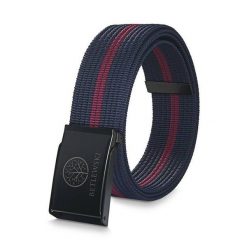 Pasek parciany BETLEWSKI PRC-17_CZ-2 XL granatowy. Niebieskie paski męskie Betlewski, z materiału. Za 34.99 zł.
