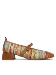 Hispanitas Czółenka RHV264686 C006 Brązowy. Brązowe czółenka damskie Hispanitas, bez wzorów, z materiału, bez obcasa, bez zapięcia. Za 589.99 zł.