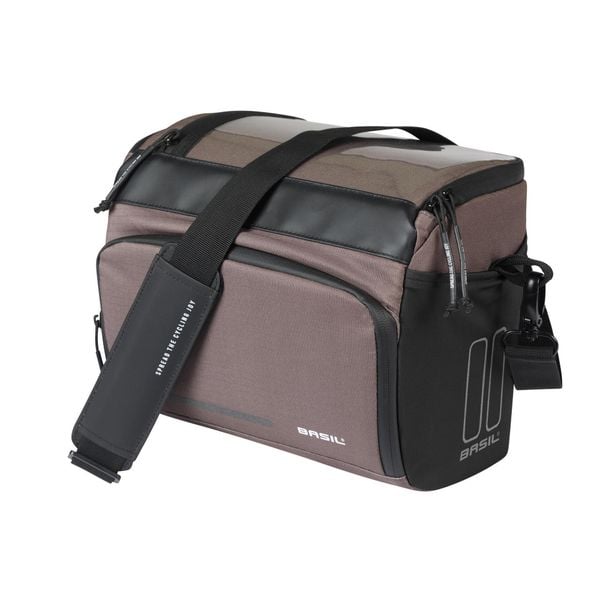 Torba rowerowa na kierownicę „Move”, brązowa. Brązowe torby na ramię męskie BASIL, na ramię. Za 279.90 zł.