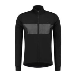 Kurtka rowerowa męska Rogelli Attq, mocno ocieplana. Czarne kurtki męskie Rogelli, na zimę, m, bez wzorów, bez kaptura, rowerowe. Za 378.00 zł.