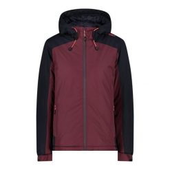 Kurtka damska turystyczna CMP 33Z1636. Czerwone kurtki sportowe damskie CMP, xl, bez wzorów, bez ramiączek, bez kaptura, trekkingowe. W wyprzedaży za 349.99 zł.