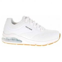 Buty do chodzenia damskie Skechers Uno 2 Air Around You. Białe obuwie sportowe damskie Skechers, bez wzorów, z materiału, bez zapięcia, trekkingowe. Za 425.00 zł.
