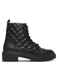Aldo Botki Goer 14115034 Czarny. Czarne botki damskie Aldo, bez wzorów, ze skóry, bez obcasa, na płaskiej podeszwie, bez zapięcia. Za 429.99 zł.
