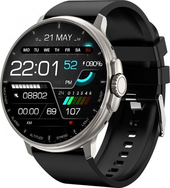 Smartwatch Rubicon Zegarek SMARTWATCH Rubicon duży IPS 1,39. Zegarki smartwatch Rubicon, bez wzorów. Za 239.00 zł.
