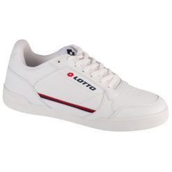 Buty sportowe LOTTO NANDU MID sneakersy. Białe obuwie sportowe damskie Lotto, bez wzorów, bez zapięcia, trekkingowe. Za 139.99 zł.