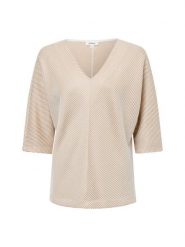 S.Oliver Bluza Kobiety brązowy, 36. Brązowe bluzy damskie S.Oliver, s, bez wzorów, z bawełny, eleganckie, bez ramiączek, bez kaptura. Za 199.95 zł.