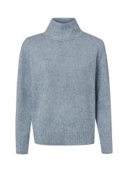 VG Sweter Kobiety Sztuczne włókno niebieski, XL. Niebieskie swetry nierozpinane damskie VG, xl, bez wzorów, z syntetyku, bez kołnierzyka, bez ramiączek. Za 249.95 zł.