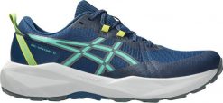 Asics Buty męskie do biegania Asics Gel-Venture 11 niebieskie 1011C160 401 42. Niebieskie buty sportowe męskie Asics, bez wzorów, bez zapięcia, do biegania. Za 387.71 zł.