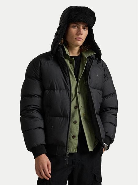 Polo Ralph Lauren Kurtka puchowa 710967783003 Czarny Regular Fit. Czarne kurtki męskie Polo Ralph Lauren, na zimę, m, bez wzorów, z puchu, bez kaptura. Za 2,199.00 zł.