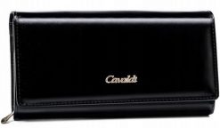 Portfel damski 4U Cavaldi PX20-20-BL czarny. Czarne portfele damskie 4U Cavaldi, ze skóry ekologicznej. Za 51.99 zł.