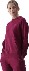 Bluza damska 4F F1468 fioletowa 4FWMM00TSWSF1468 51S L. Fioletowe bluzy damskie 4F, l, bez wzorów, bez ramiączek, bez kaptura. Za 134.00 zł.