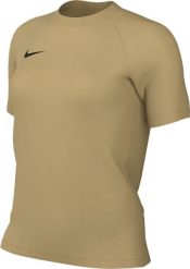 Nike Koszulka damska Nike Dri-Fit Park VIII złota HV8178 729 XL. Żółte bluzki damskie Nike, xl, bez wzorów, bez kołnierzyka, bez ramiączek. Za 80.02 zł.