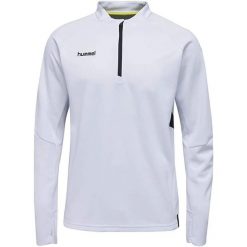 Biała męska bluza Hummel Tech Move Half Zip. Białe bluzy męskie Hummel, m, bez wzorów, sportowe, bez ramiączek, bez kaptura. Za 231.99 zł.