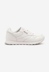Białe Casualowe Buty Sportowe Sneakersy ze Skóry Naturalnej Revorea. Białe buty sportowe męskie Born2be, bez wzorów, z jeansu, bez zapięcia. Za 149.99 zł.