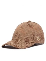 Guess Czapka z daszkiem AW5625 POL01 Brązowy. Brązowe czapki damskie Guess, z aplikacjami, z poliesteru. Za 194.99 zł.