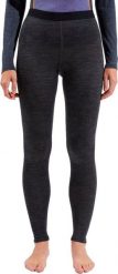 Legginsy termoaktywne damskie Odlo Natural Performance PW 150 BL Bottom Long. Szare legginsy damskie ODLO, bez wzorów, z materiału. Za 247.49 zł.