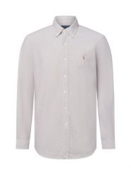 Polo Ralph Lauren koszula casual Mężczyźni Modern Fit Bawełna beżowy, M. Brązowe koszule męskie Polo Ralph Lauren, m, bez wzorów, z bawełny, casualowe, bez kołnierzyka, bez ramiączek. Za 479.95 zł.