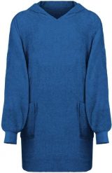 VidaXL vidaXL Bluza-koc KINN Granatowy L bawełna. Niebieskie bluzy damskie vidaXL, l, bez wzorów, z bawełny, bez ramiączek, bez kaptura. Za 95.99 zł.