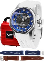 Zegarek męski Vostok Europe NH34-640A701SW biały. Białe zegarki męskie Vostok Europe, bez wzorów. Za 6,808.05 zł.