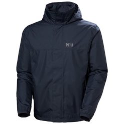 Kurtka wodoodporna Helly Hansen Vancouver. Niebieskie kurtki męskie Helly Hansen, na lato, m, bez wzorów, z materiału, z kapturem. Za 559.20 zł.