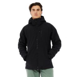 Kurtka narciarska Protest Akas. Czarne kurtki sportowe męskie Protest, na zimę, m, bez wzorów, bez kaptura, narciarskie. W wyprzedaży za 684.50 zł.