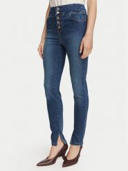 Rinascimento Jeansy CFC0129903003 Niebieski Skinny Fit. Niebieskie jeansy damskie Rinascimento, bez wzorów, z bawełny. Za 629.99 zł.