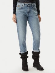 G-Star Raw Jeansy Kate D15264-D930 Niebieski Boyfriend Fit. Niebieskie jeansy damskie G-Star Raw, bez wzorów, z bawełny, retro. Za 389.99 zł.