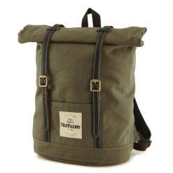 Plecak Northcore Canvas. Zielone plecaki męskie NORTHCORE, bez wzorów, eleganckie. Za 383.00 zł.