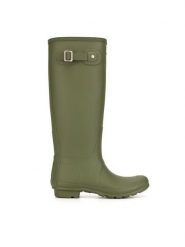 Hunter Kalosze WFT1000RMA-OVL Khaki. Brązowe kalosze damskie Hunter, bez wzorów, z kauczuku, bez zapięcia. Za 429.99 zł.