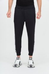 DSQUARED2 Czarne męskie spodnie dresowe Relax Dan Fit, Rozmiar XXL. Czarne spodnie sportowe męskie Dsquared2, l, bez wzorów, z dresówki. W wyprzedaży za 1,299.99 zł.