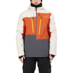 Kurtka narciarska męska Fundango Atlas Allmountain. Białe kurtki sportowe męskie FUNDANGO, na zimę, m, bez wzorów, bez kaptura, narciarskie. Za 629.90 zł.