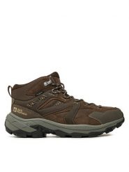 Jack Wolfskin Trekkingi Vojo Tour Lt Mid M A62074 Brązowy. Brązowe botki męskie Jack Wolfskin, bez wzorów, ze skóry, bez obcasa, bez zapięcia. Za 599.99 zł.